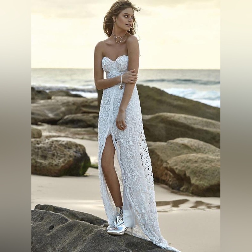 Boho beach Wedding Dress